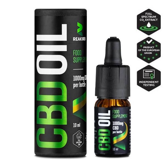 Reakiro CBD olaj 1000mg - 10ml - 10%