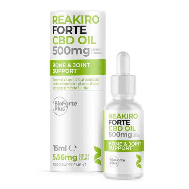 Reakiro Forte CBD olaj ízületekre 500mg 15 ml – Bone & Joint Support